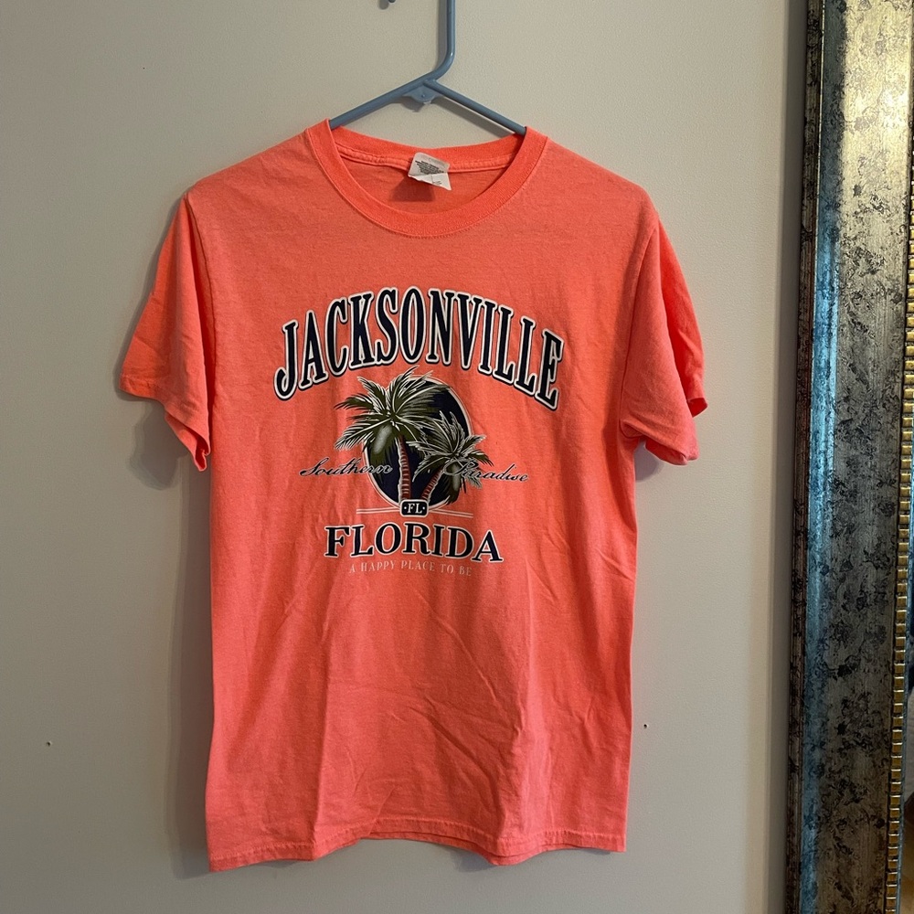 Fruit of the Loom Coral Jacksonville Florida Tee
